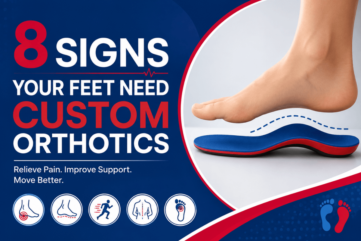 8 Signs Your Feet Need Custom Orthotics
